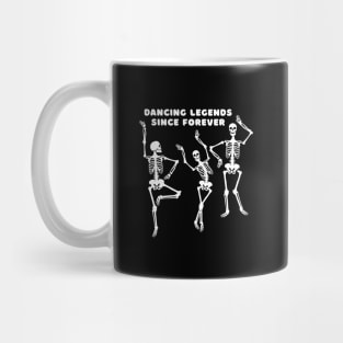 Halloween party dancing skeleton Mug